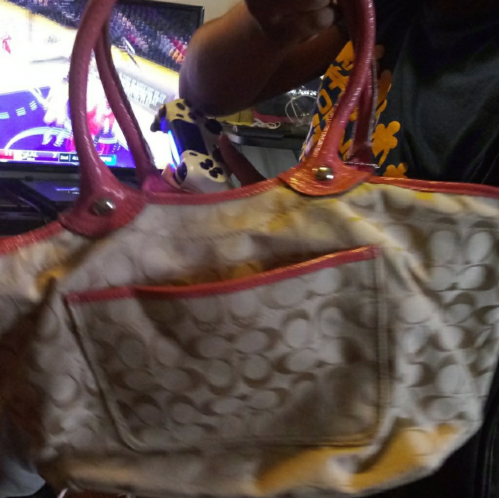 Coach pink purse